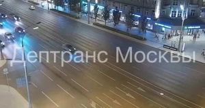 В центре Москвы произошла крупная авария