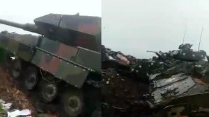 Российские военные захватили несколько украинских танков Leopard и БМП Bradley